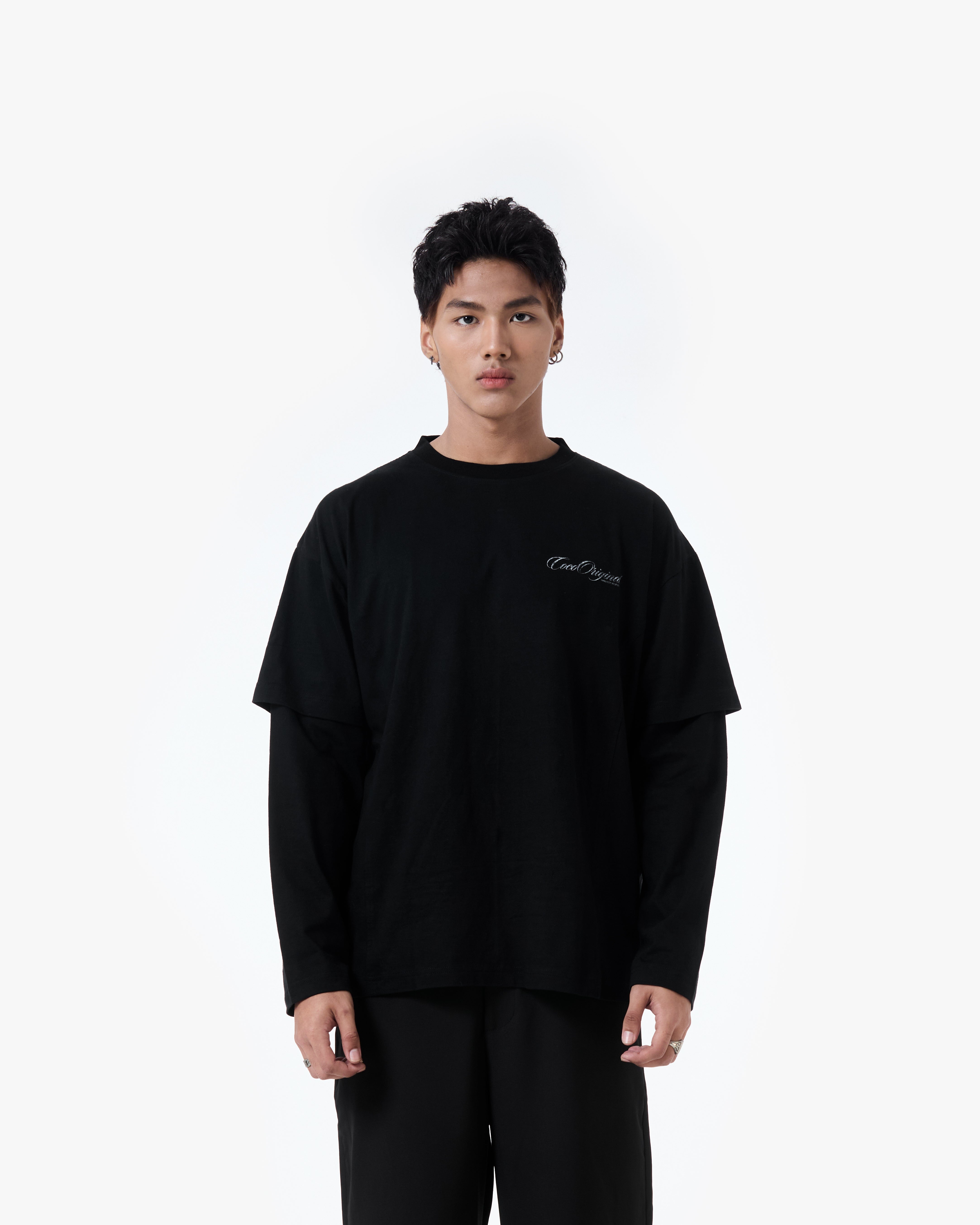 Calligraphy Double Layer Tee