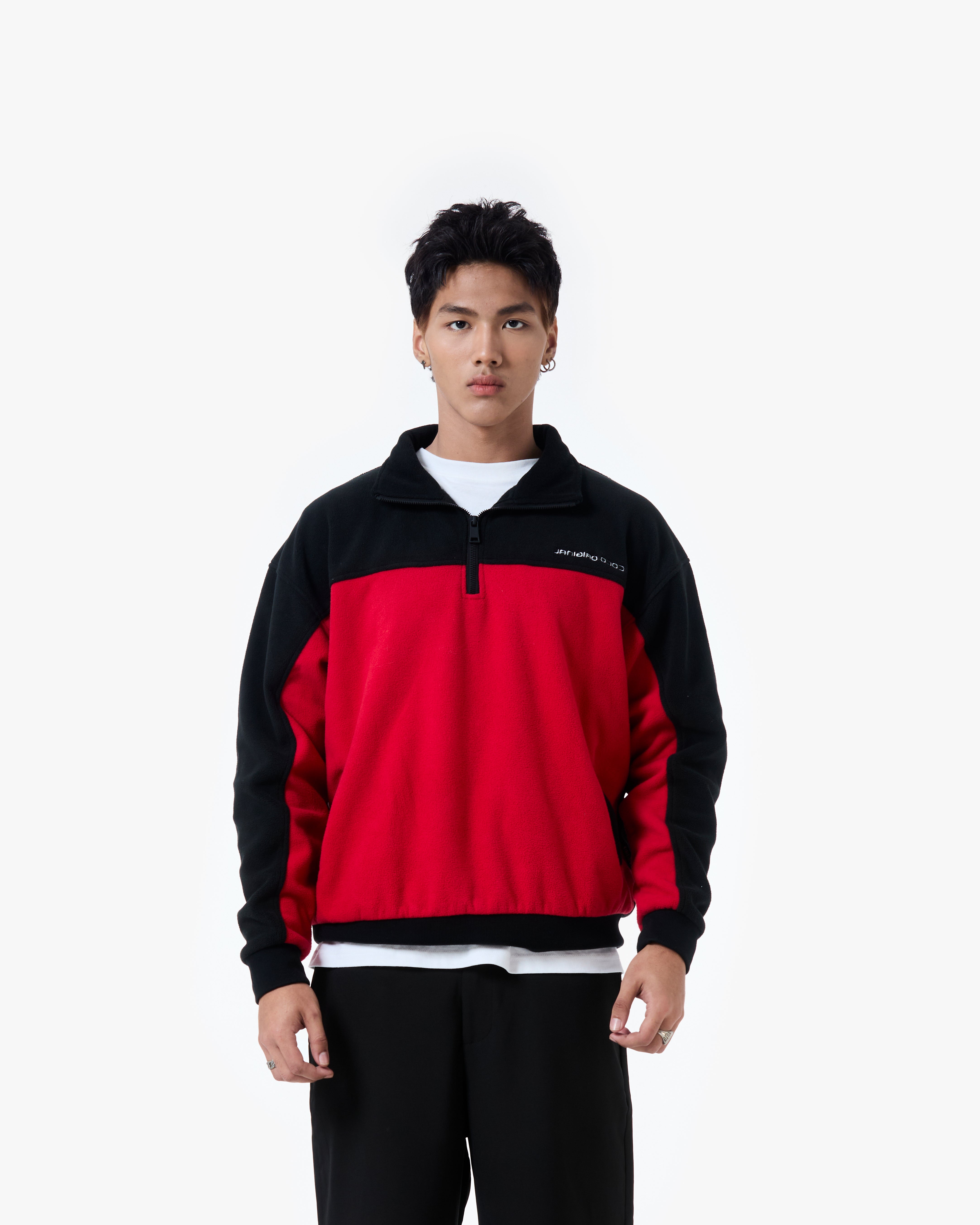 Reverse Logo Half-Zip