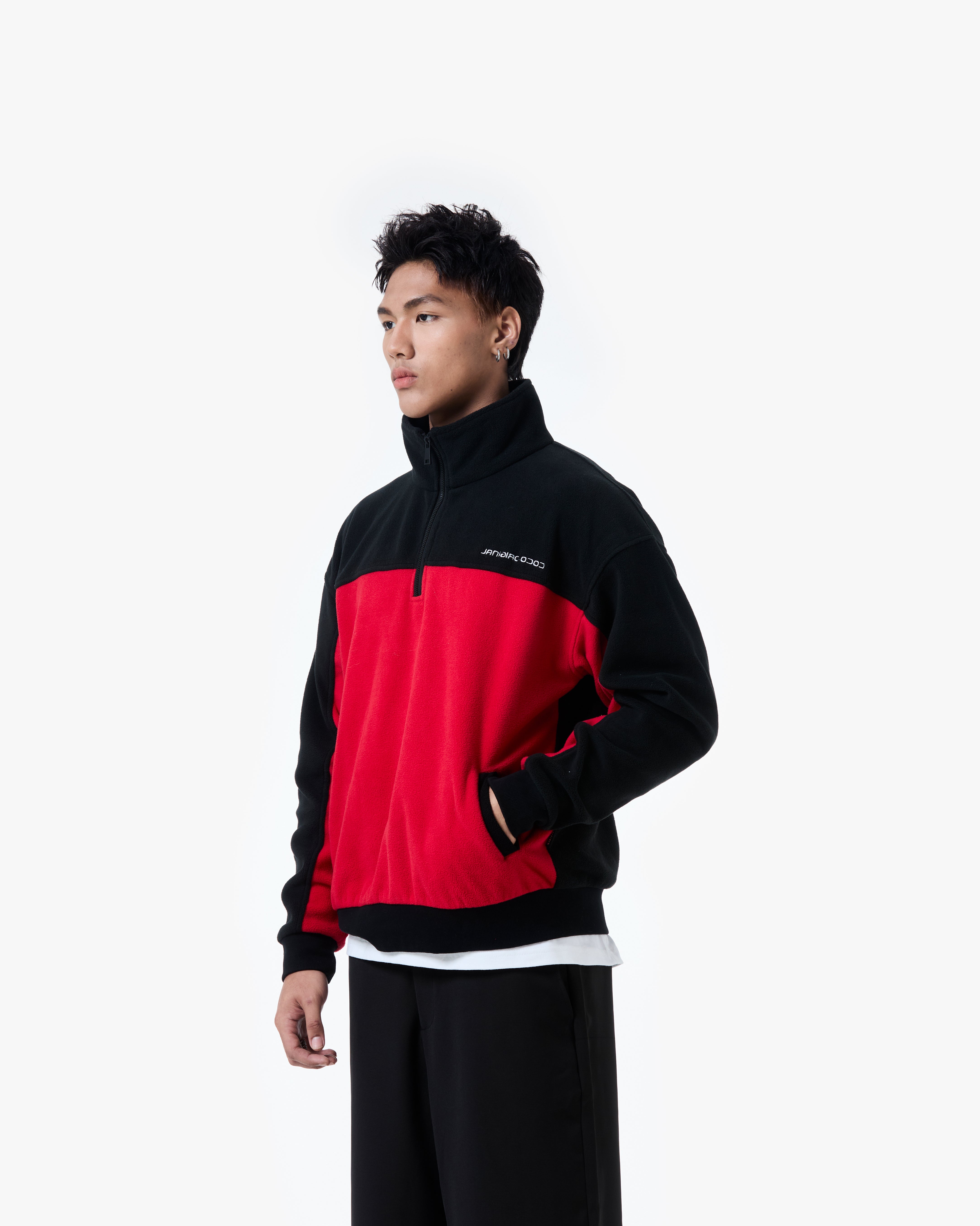 Reverse Logo Half-Zip