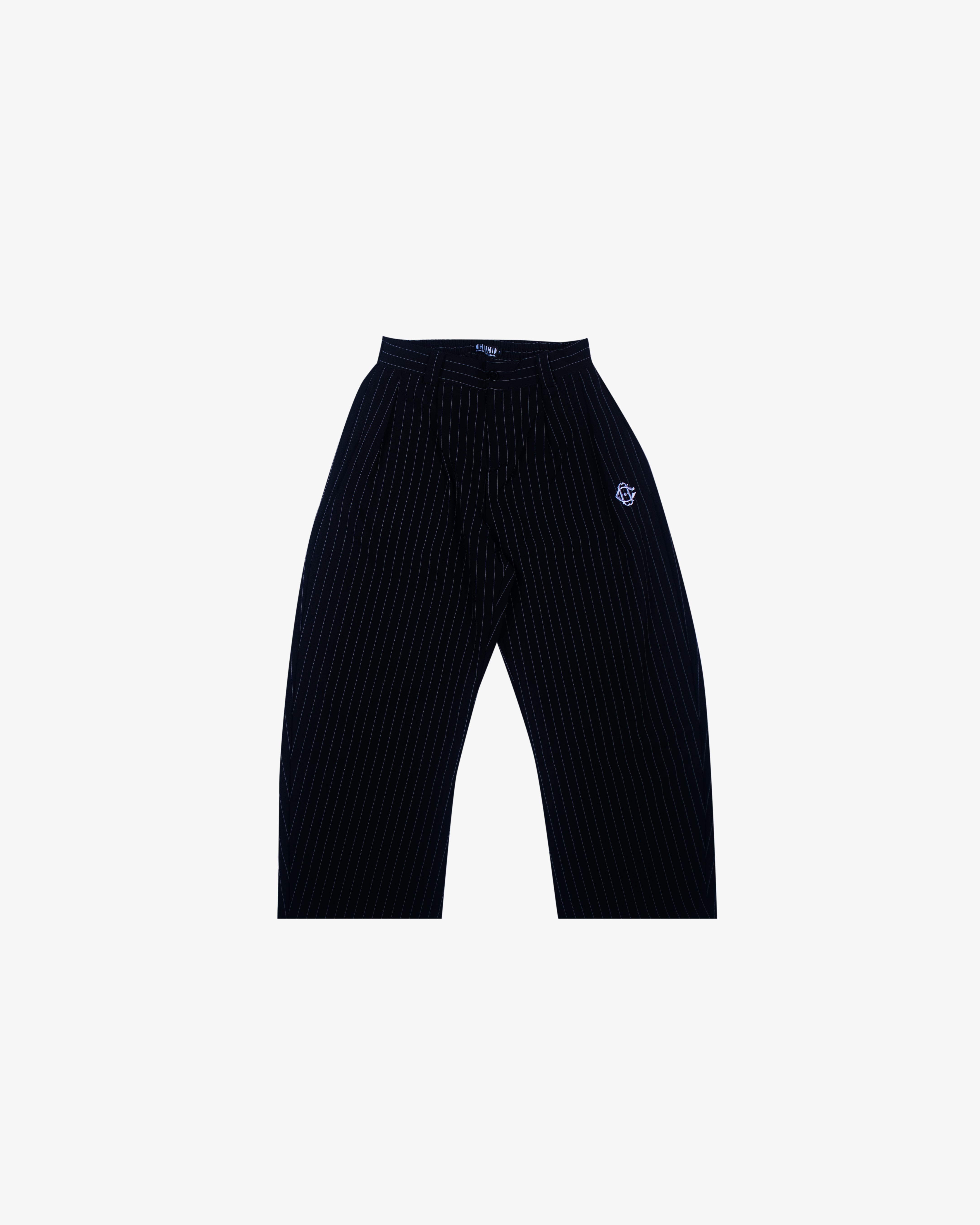 Monogram Striped Wide Pant