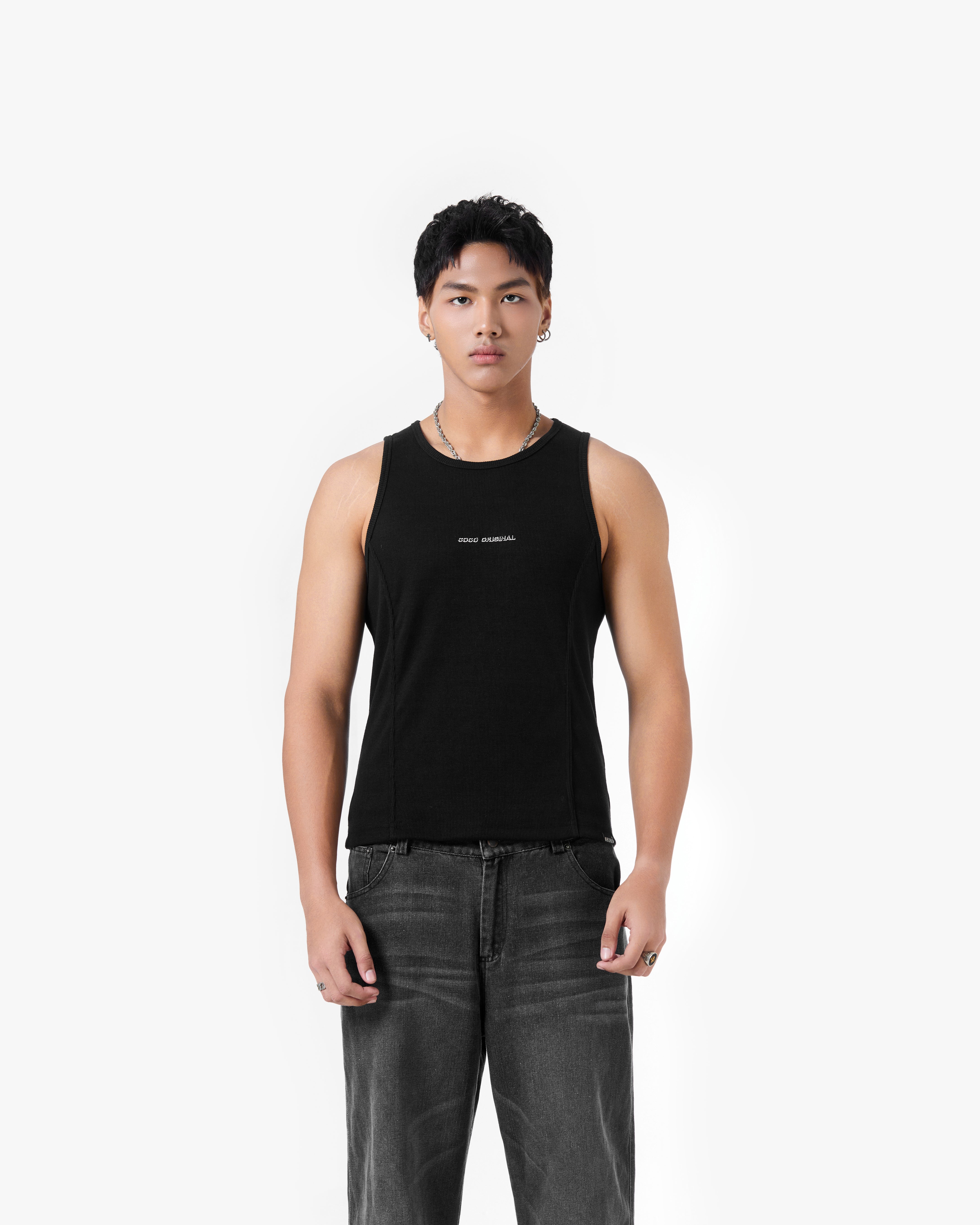 Rib Logo Tank Top