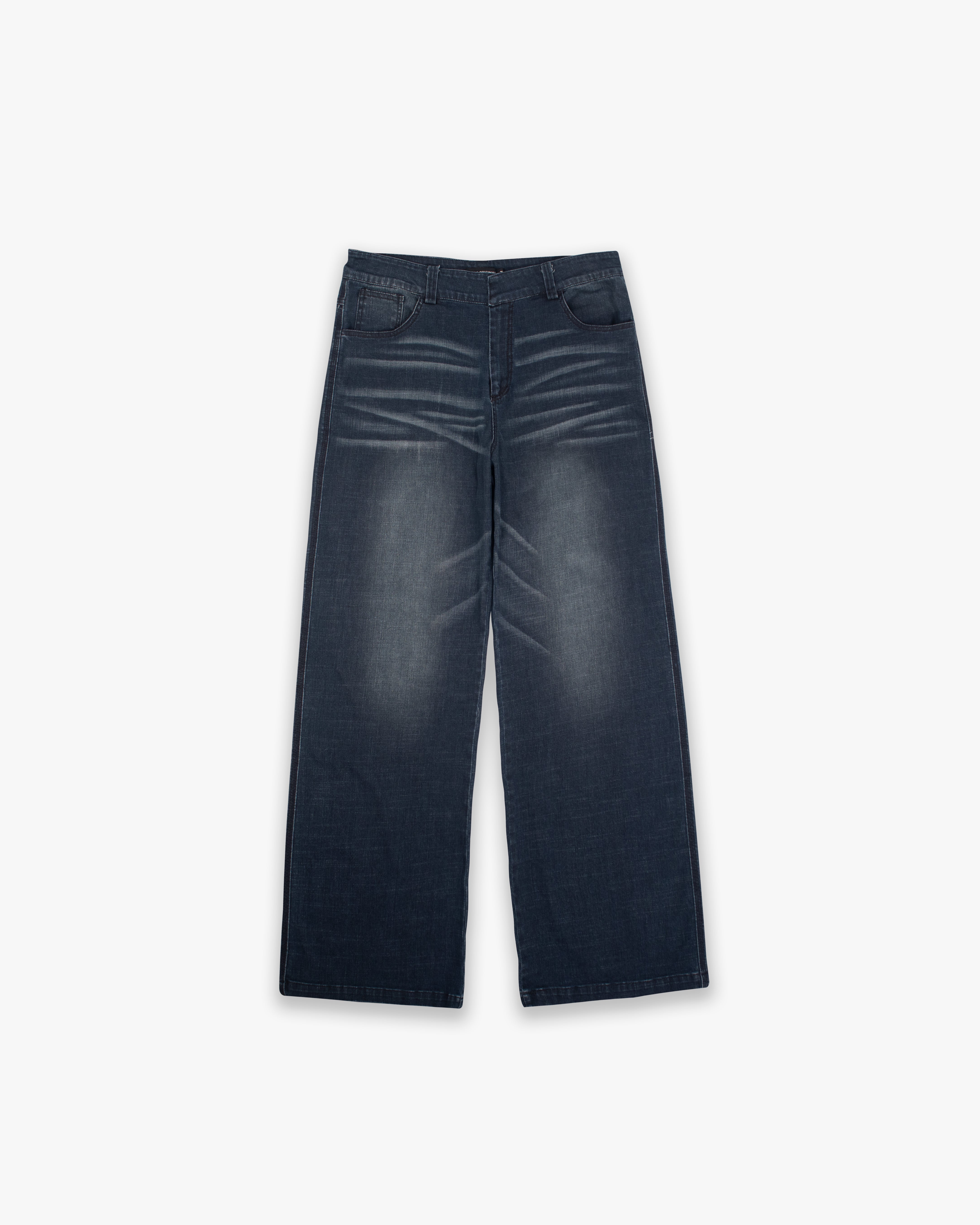 Vintage Washed Straight Denim Blue 02